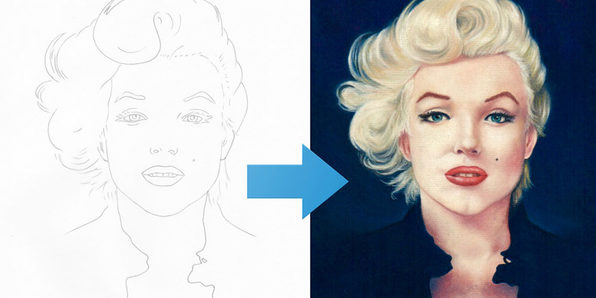 Learn How To Draw Marilyn Monroe